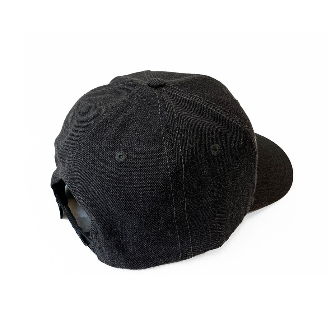 Back view showing the adjustable snapback.