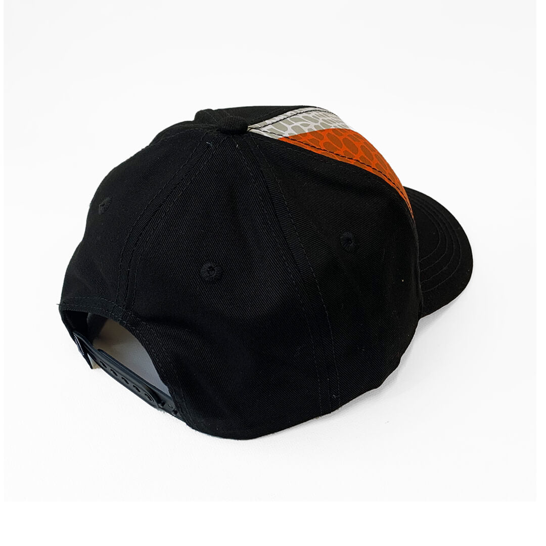 Back view showing the adjustable snapback.