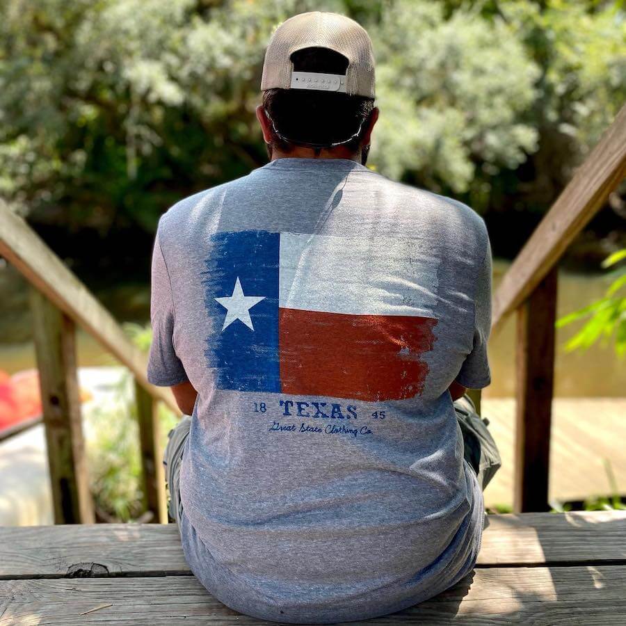 Texas Washed Flag T-Shirt
