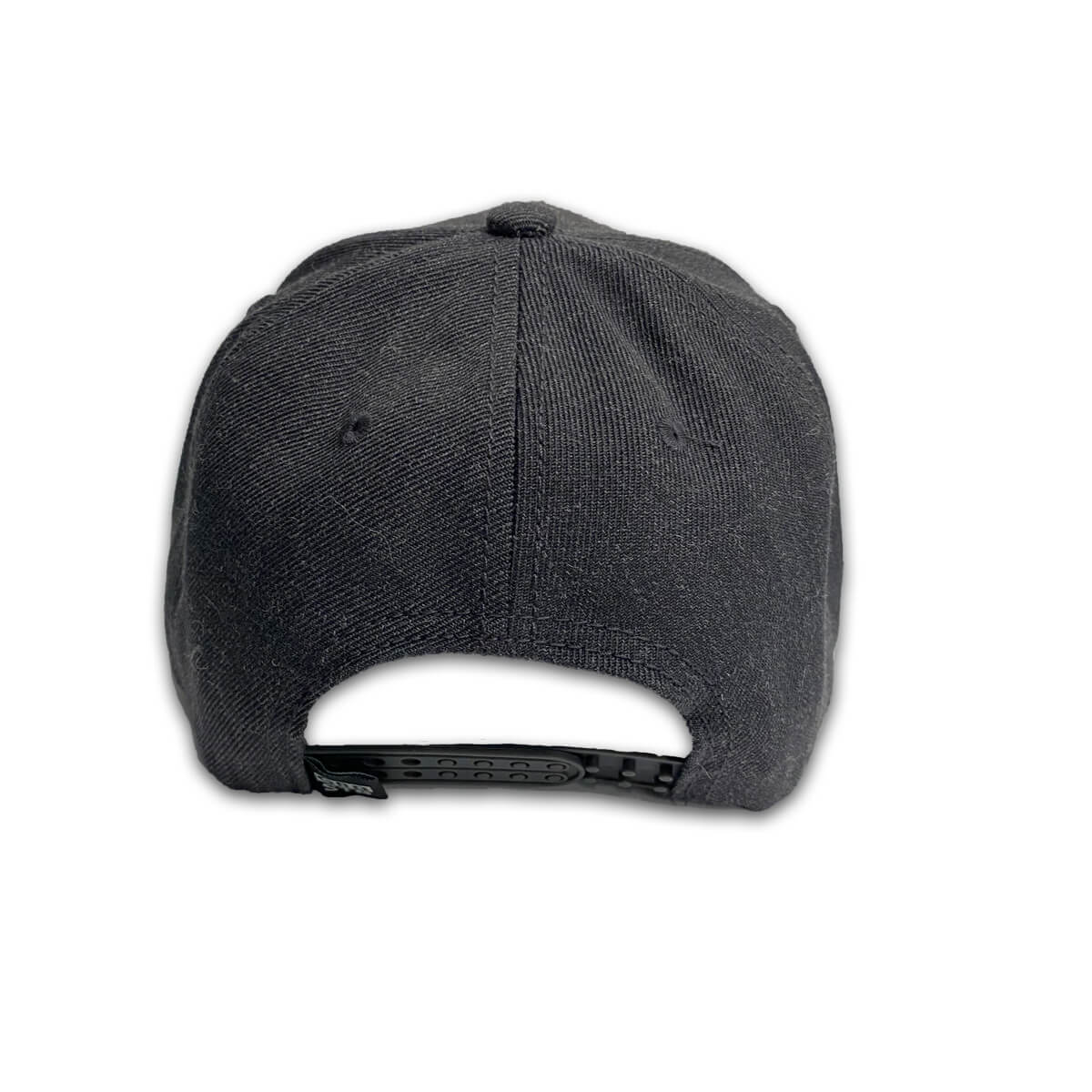 Back view showing adjustable snapback.