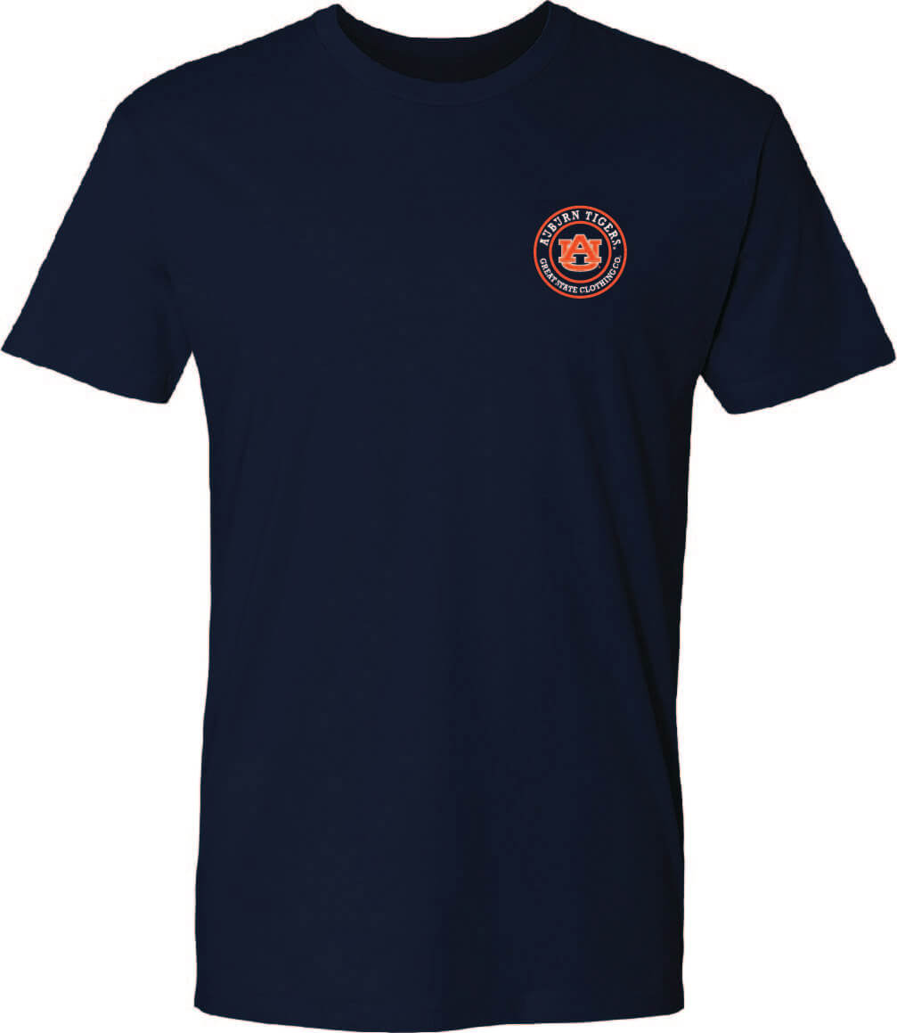 Auburn Tigers Washed Flag T-Shirt - Front