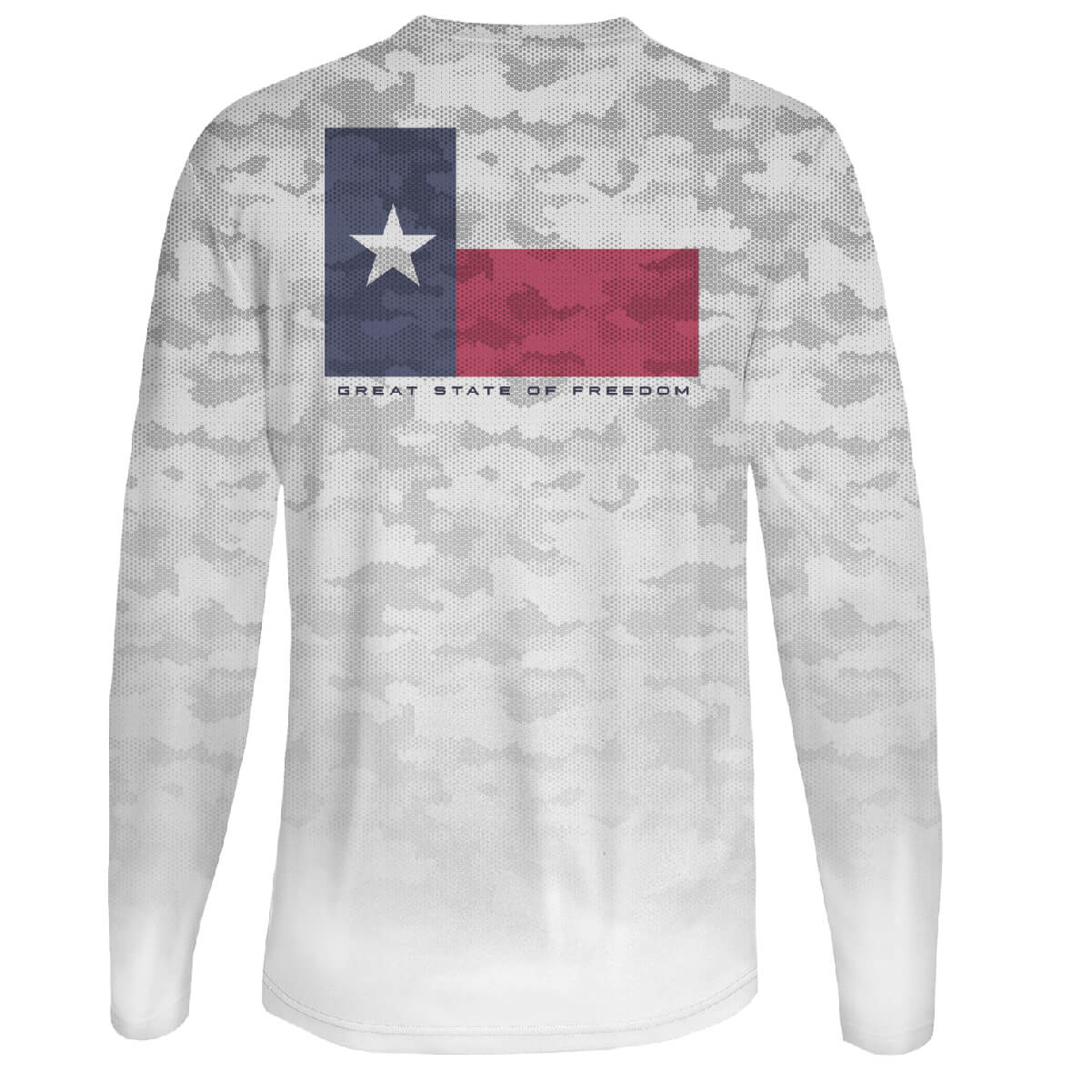 Texas Flag Camo Performance Tee - Back