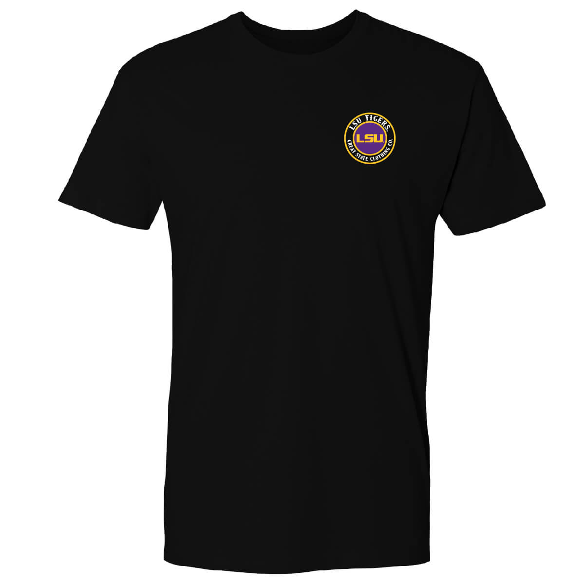 LSU Tigers Sportsman Badge T-Shirt - Front