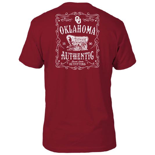 Oklahoma Sooners Vintage Whiskey Label T-Shirt