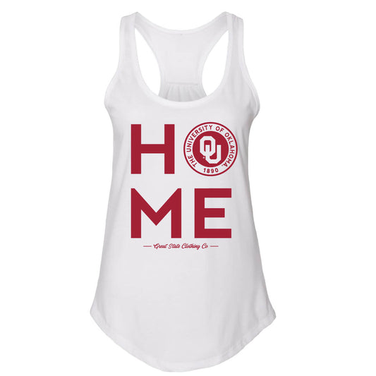Oklahoma Sooners Home Stack Women's Tank