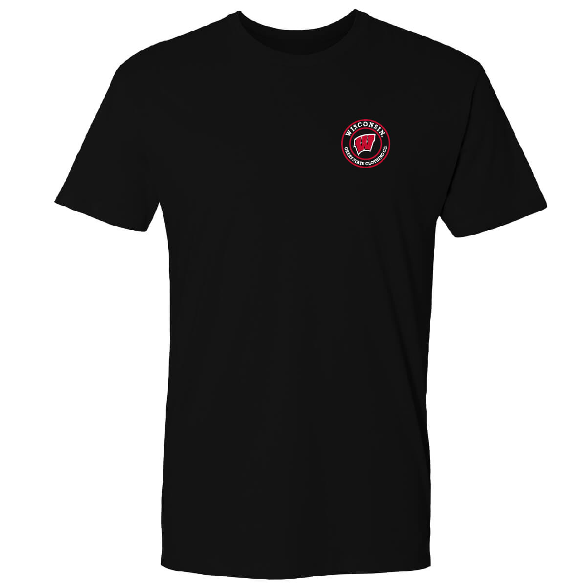 Wisconsin Badgers Deer Skull Badge T-Shirt