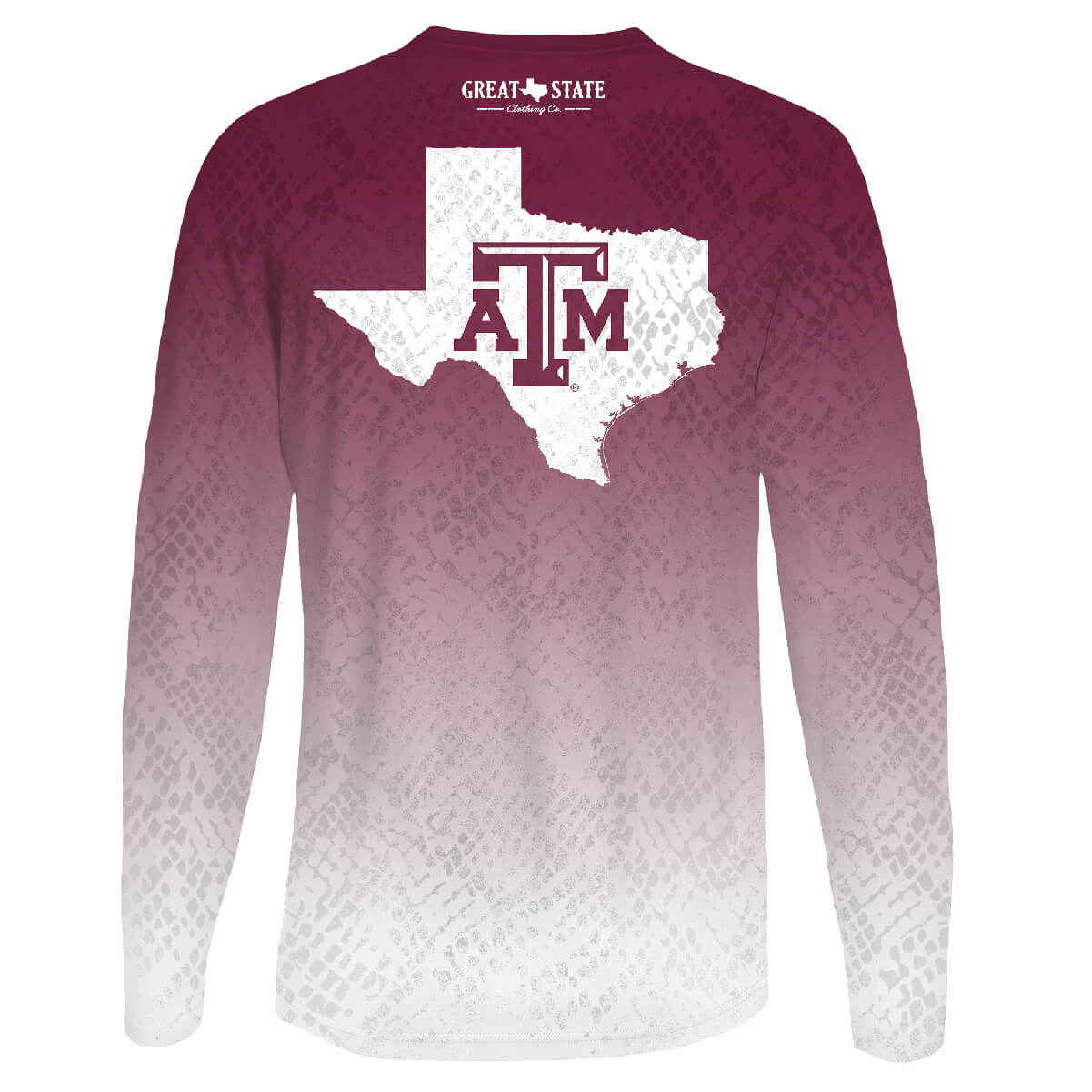Texas A&M Aggies Knockout State Performance Tee - Back