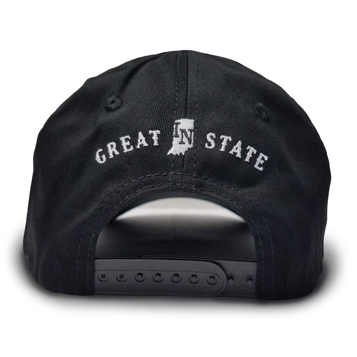 Back view featuring the text 'GREAT STATE' above the snapback.