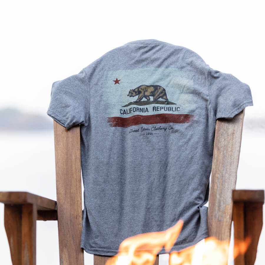 California Washed Flag T-Shirt
