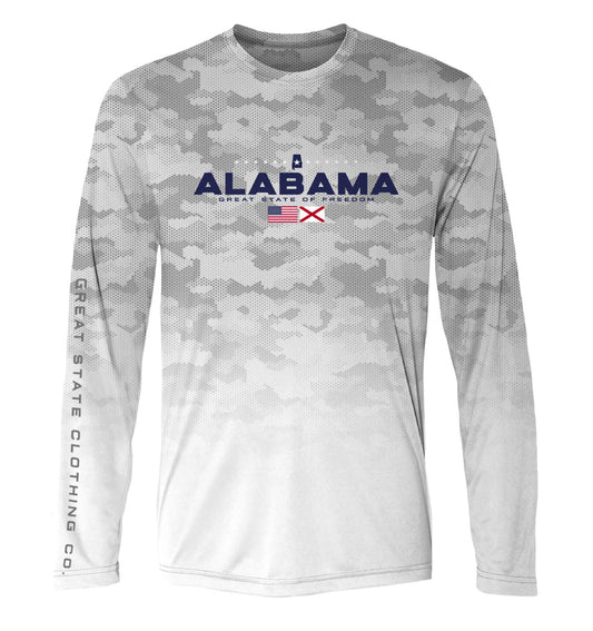 Alabama Flag Camo Performance Tee