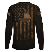 Load image into Gallery viewer, Georgia US Camo Flag Performance Tee
