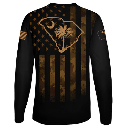 South Carolina US Camo Flag Performance Tee