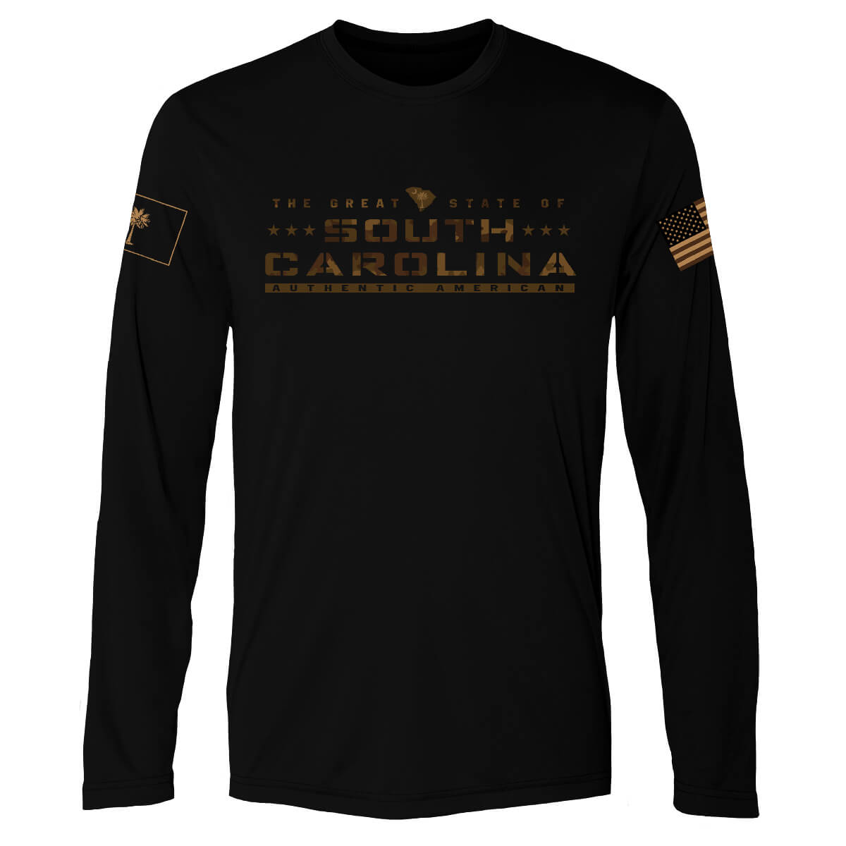 South Carolina US Camo Flag Performance Tee