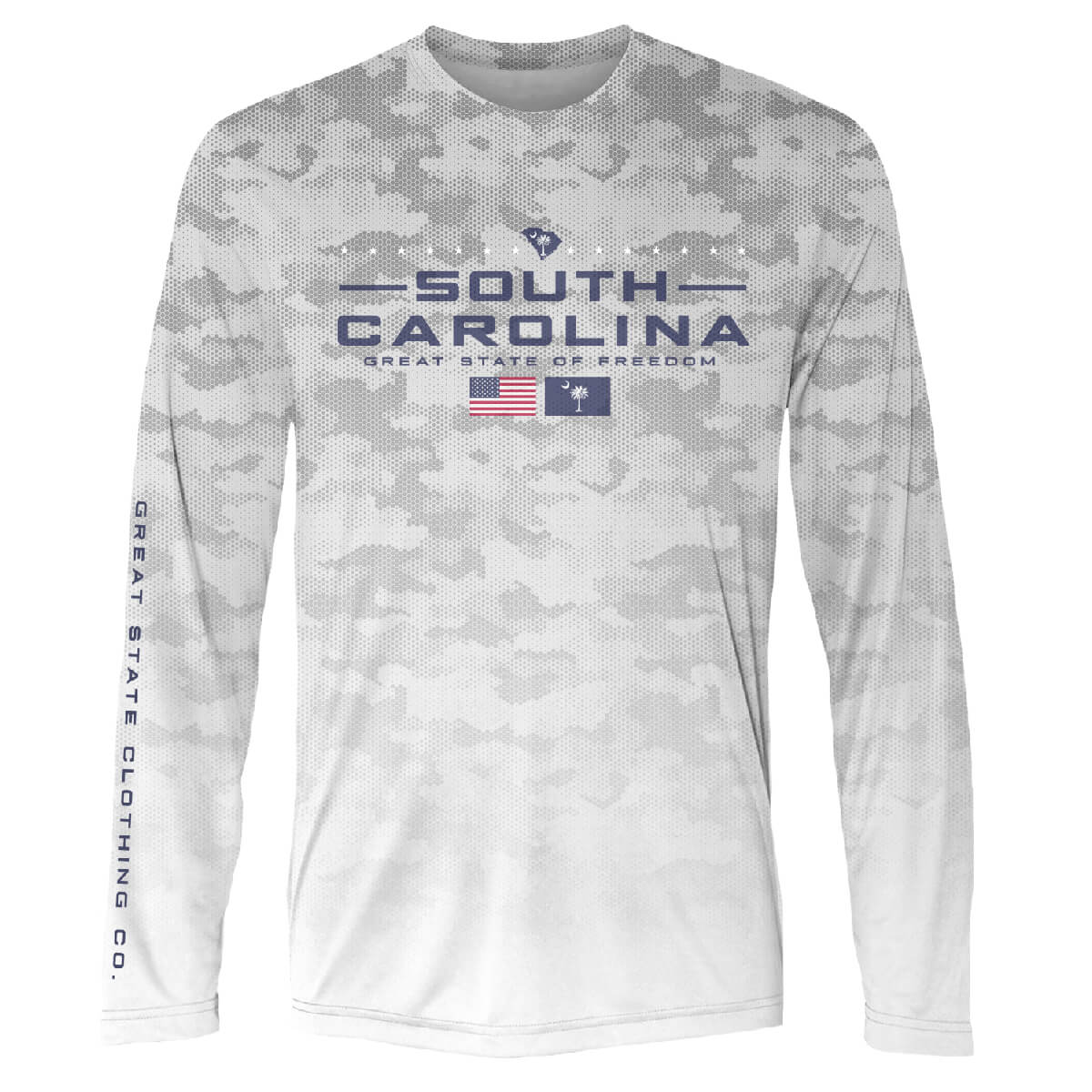 South Carolina Carolina Flag Camo Performance Tee