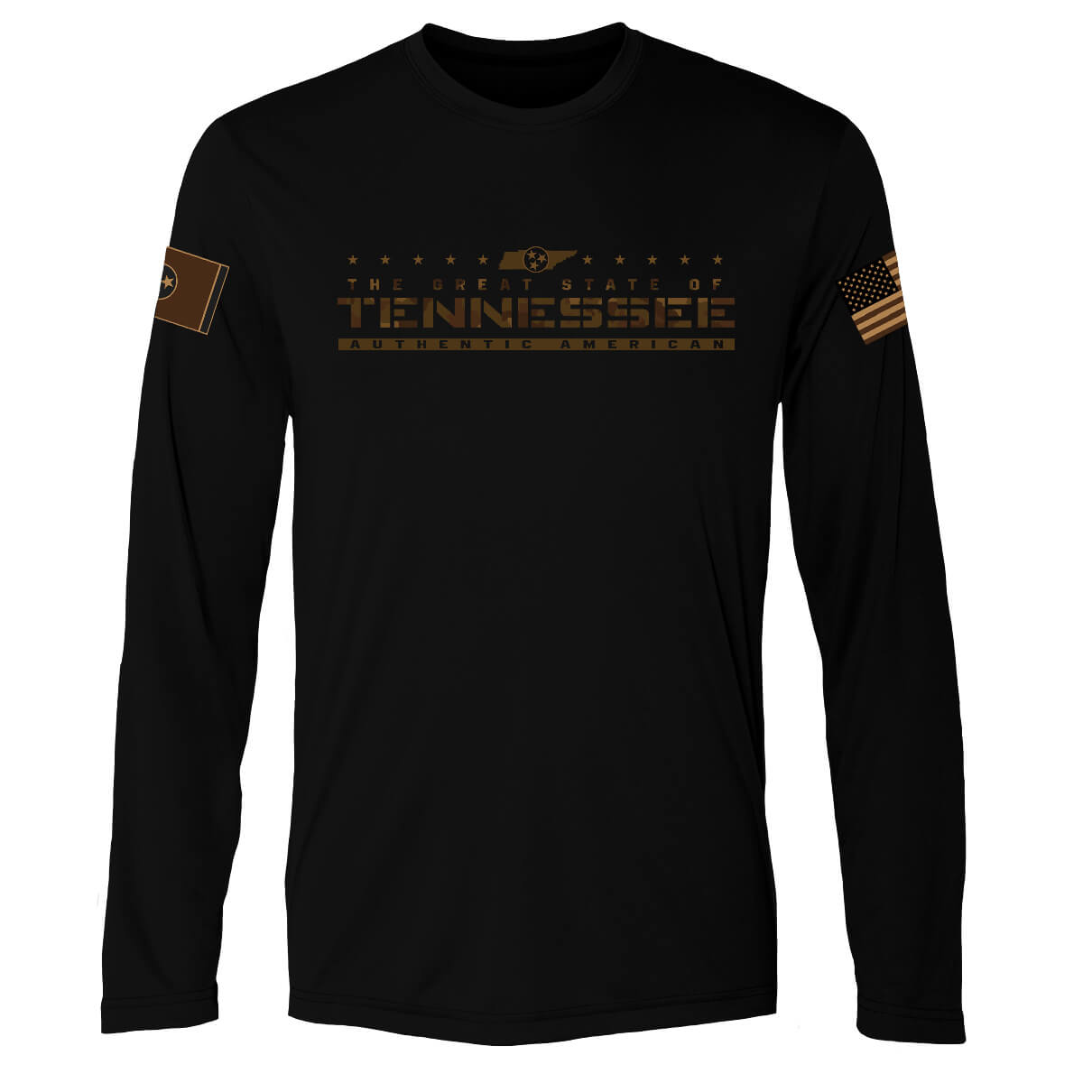 Tennessee US Camo Flag Performance Tee