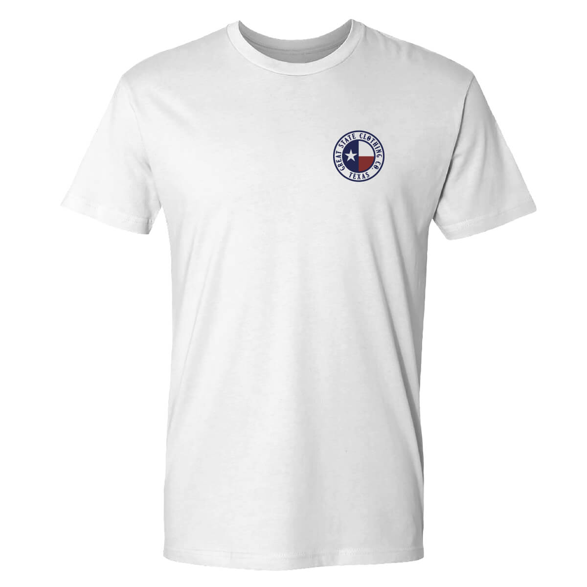 Front view showing the Great State Clothing logo on the left chest.