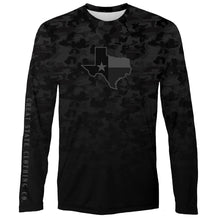 Load image into Gallery viewer, Texas Black Camo Performance Tee
