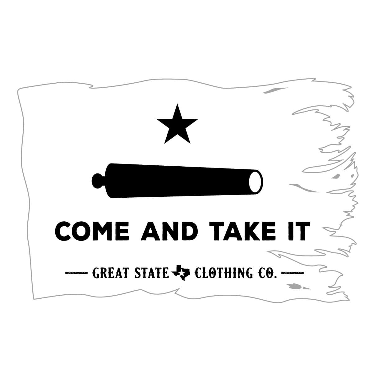 Texas Come and Take it Canon Decal