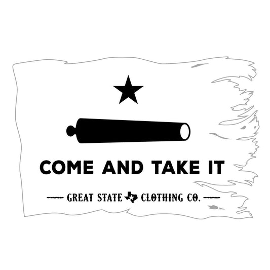 Texas Come and Take it Canon Decal