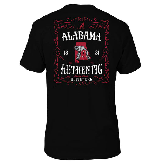 Alabama Crimson Tide Whiskey Label T-Shirt