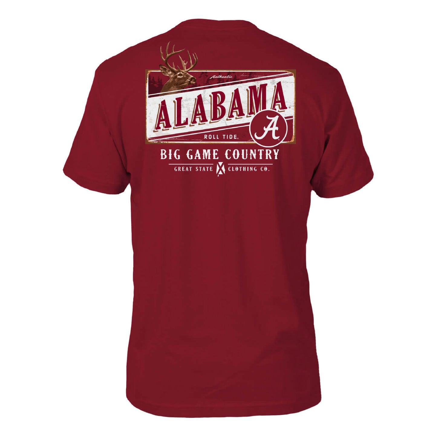 Alabama Crimson Tide Big Game Tin Sign T-Shirt