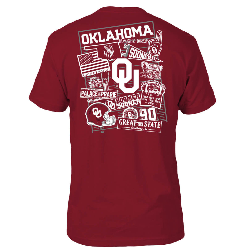 Oklahoma Sooners Sticker Tee