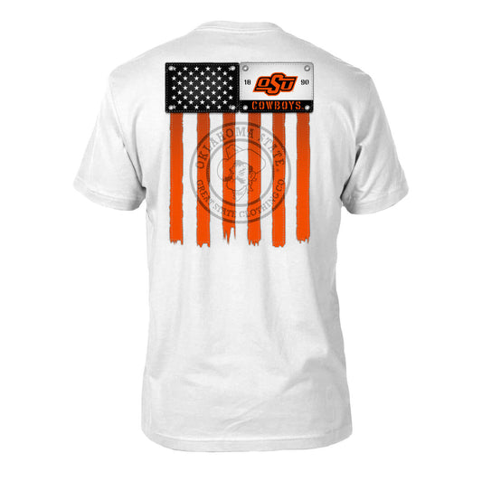 Oklahoma State Cowboys Vintage Flags T-Shirt