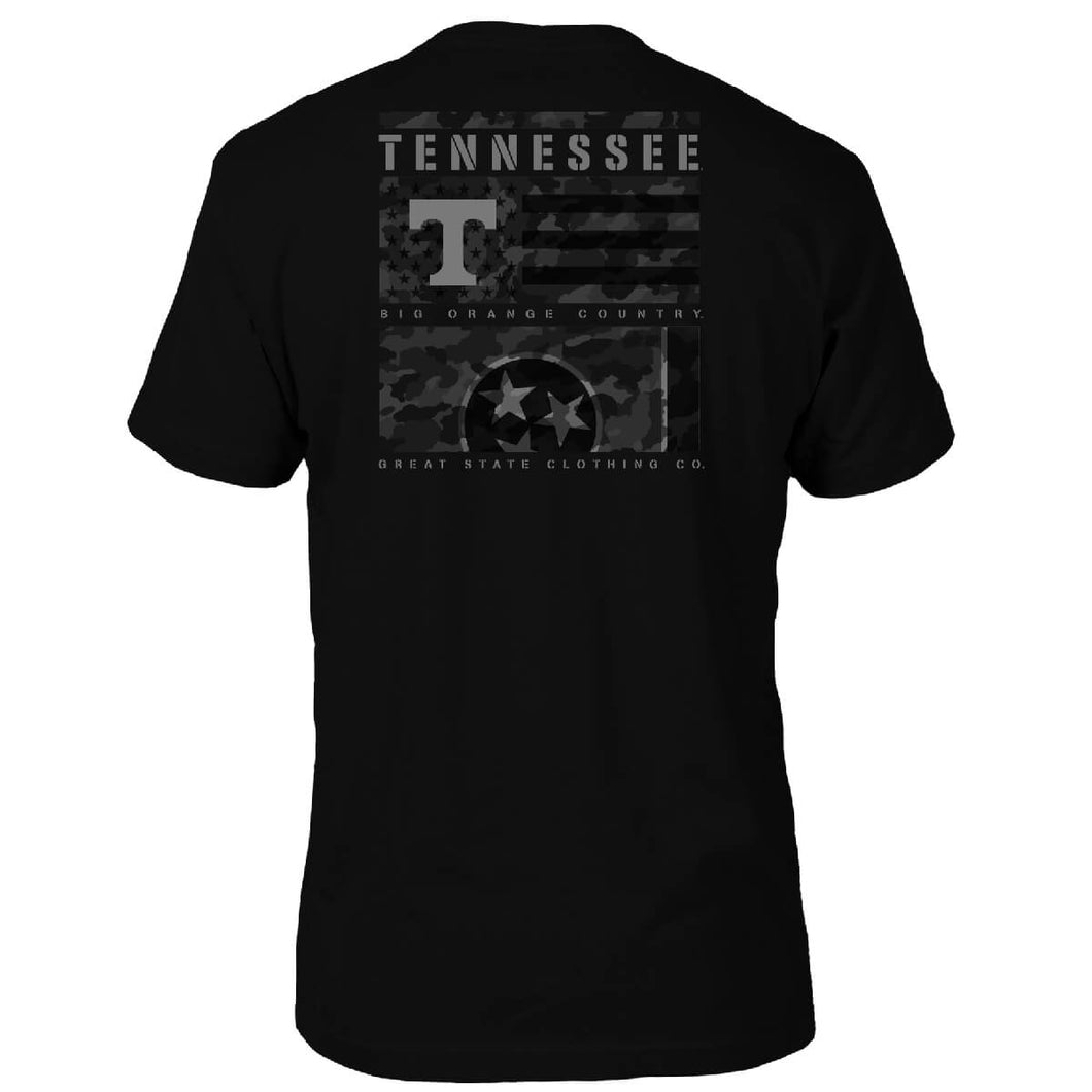 Tennessee Volunteers Camo Flag Panels Tee