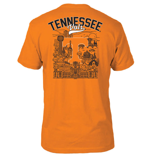 Tennessee Volunteers City Lines Tee