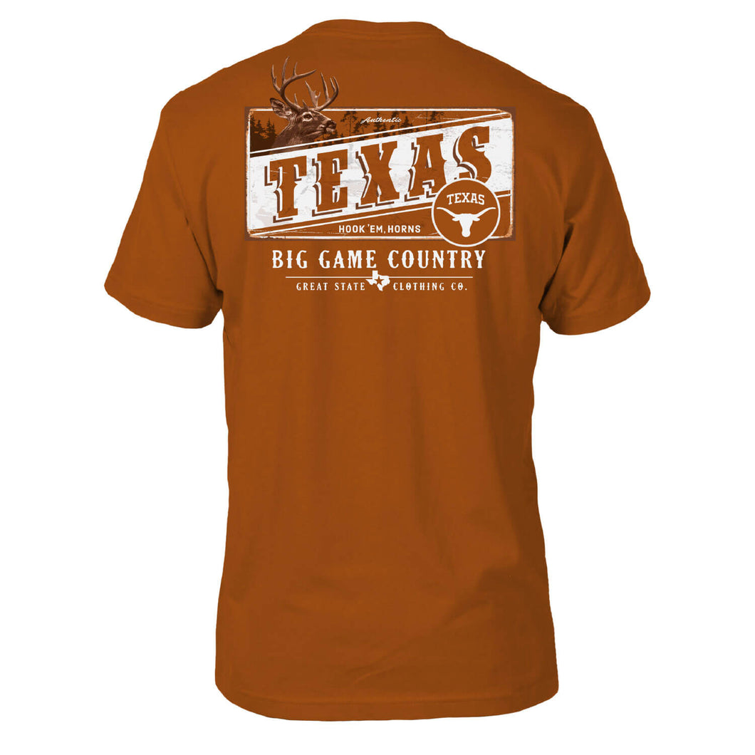 Texas Longhorns Big Game Tin Sign T-Shirt