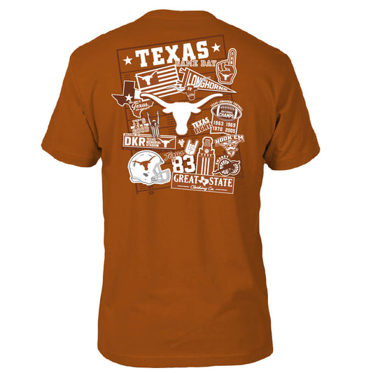 Texas Longhorns Sticker Tee