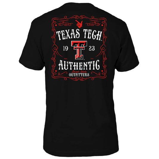 Texas Tech Red Raiders Whiskey Label Tee