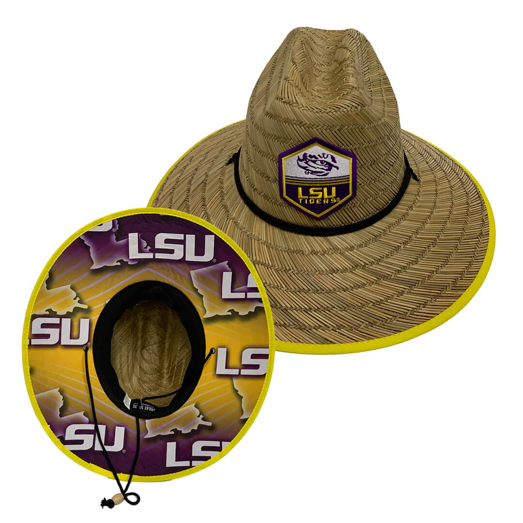 LSU Tigers Straw Hat