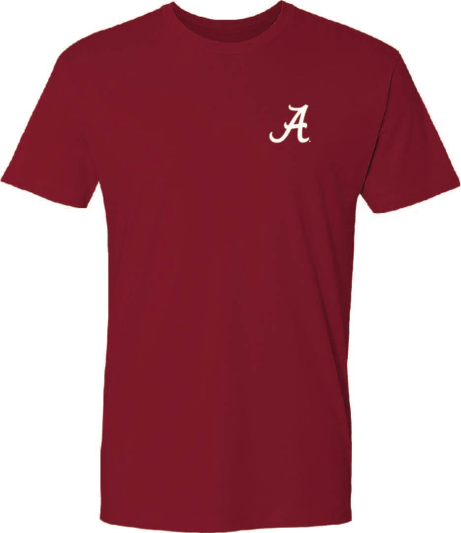 Alabama Crimson Tide Double Diamond Crest T-Shirt - Front