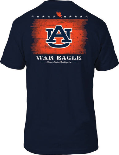 Auburn Tigers Washed Flag T-Shirt - Back