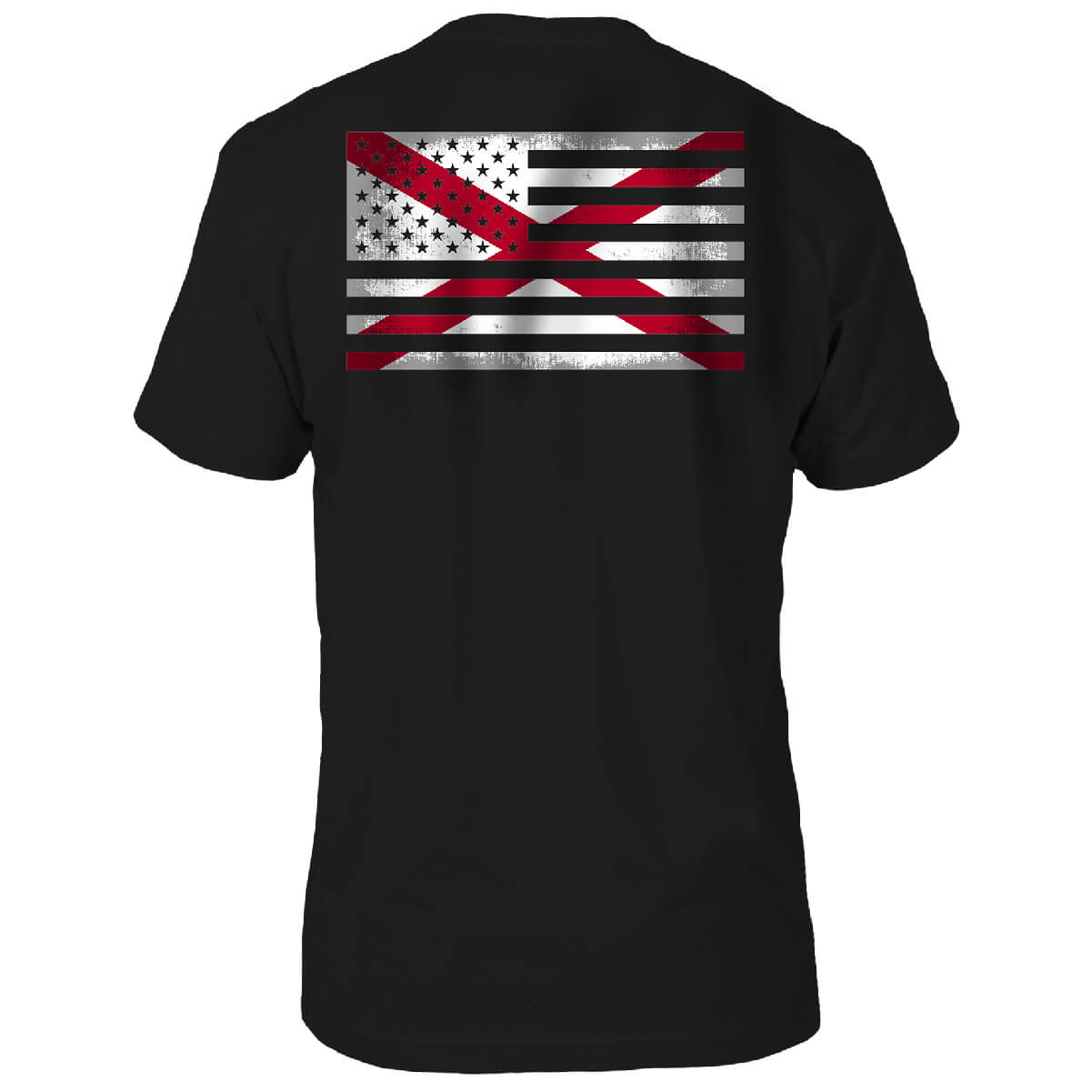 Alabama Flag Mashup T-Shirt - Back