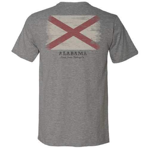 Alabama Washed Flag T-Shirt - Back