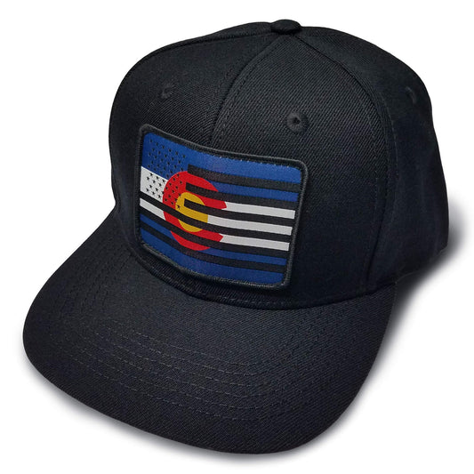 Colorado Flag Mashup Flat Hat