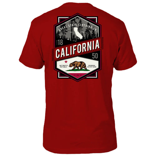 California Crest T-Shirt - Back