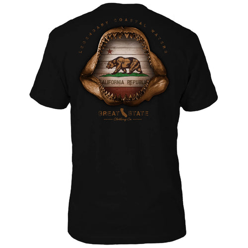 California Jaws T-Shirt - Back