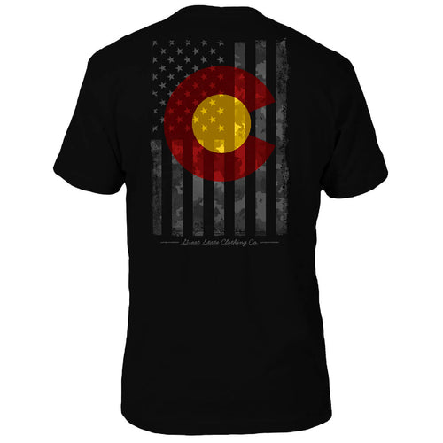 Colorado Camo Flag T-Shirt - Back
