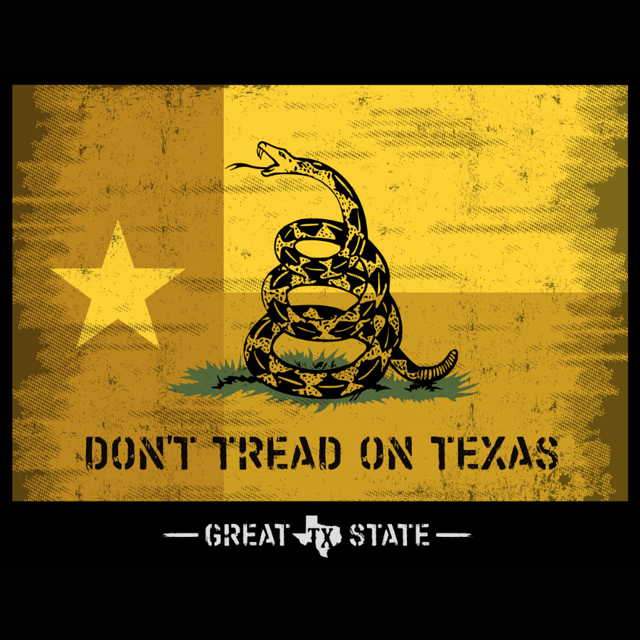 Don't Tread on Texas T-Shirt - Art