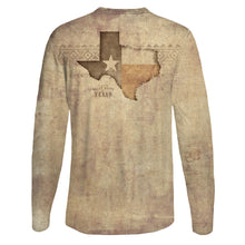 Load image into Gallery viewer, Vintage Texas Map Performance Tee
