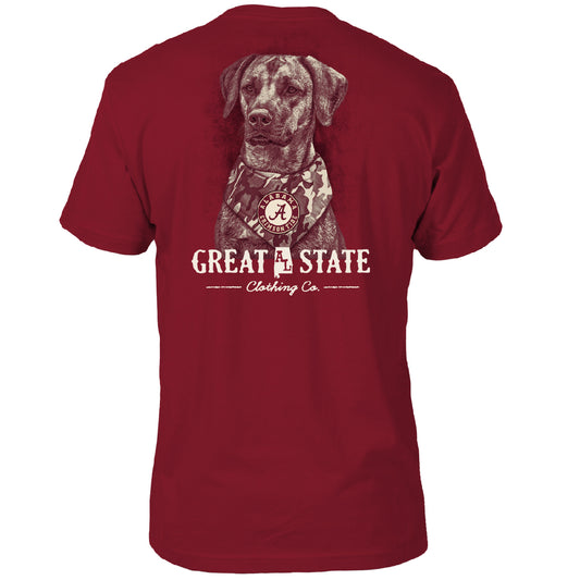 Alabama Crimson Tide Bandana Hound T-Shirt - Back