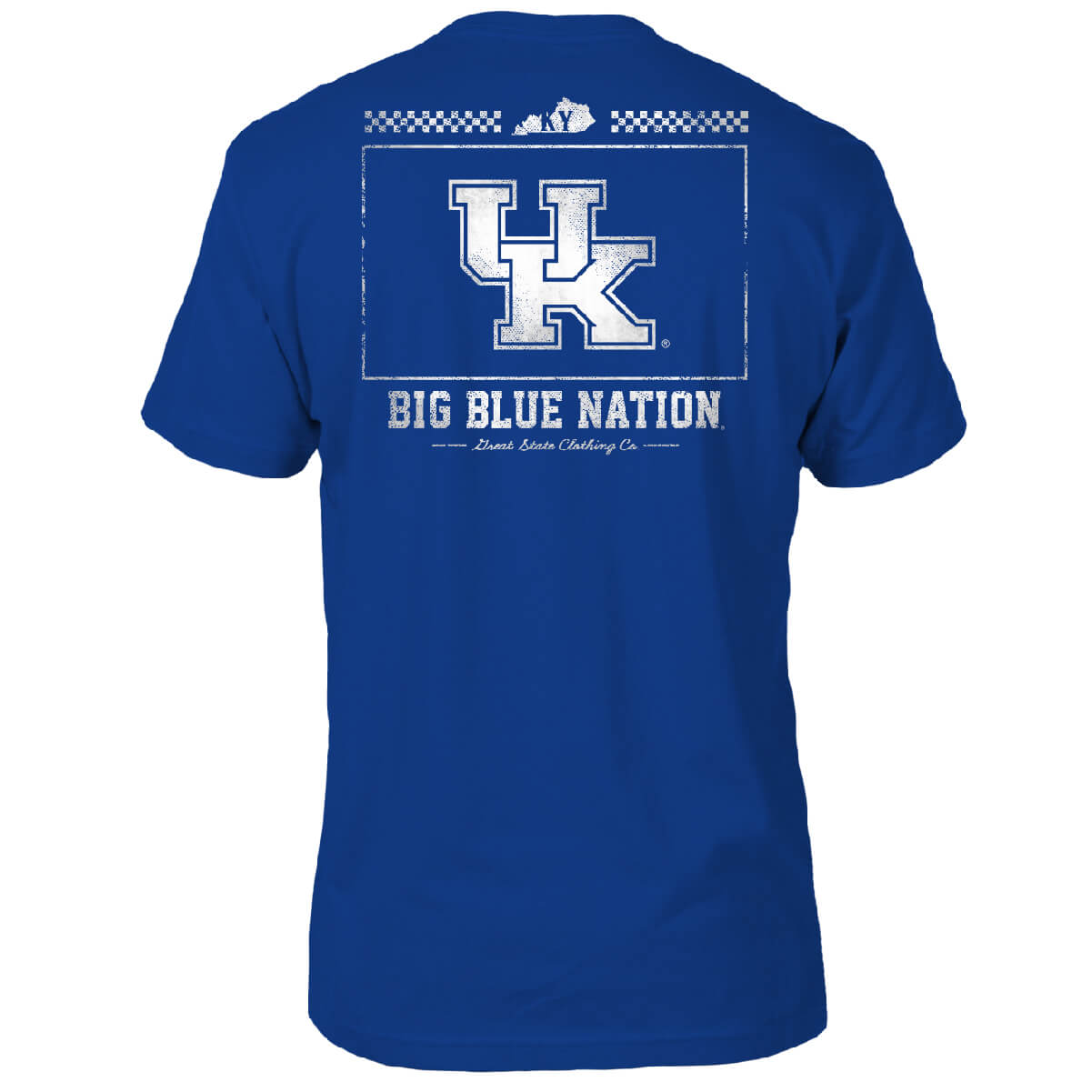 Kentucky Wildcats Washed Flag T-Shirt - Back