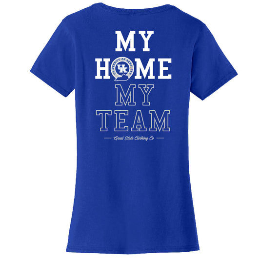 Kentucky Wildcats My Home My Team Women's T-Shirt