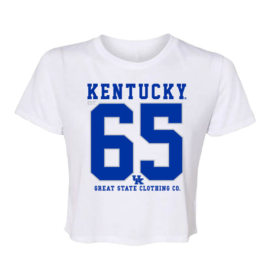 Kentucky Wildcats Vintage Jersey Crop Top