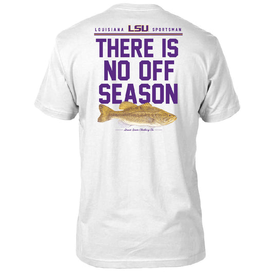 LSU Tigers No Off Season T-Shirt - Back