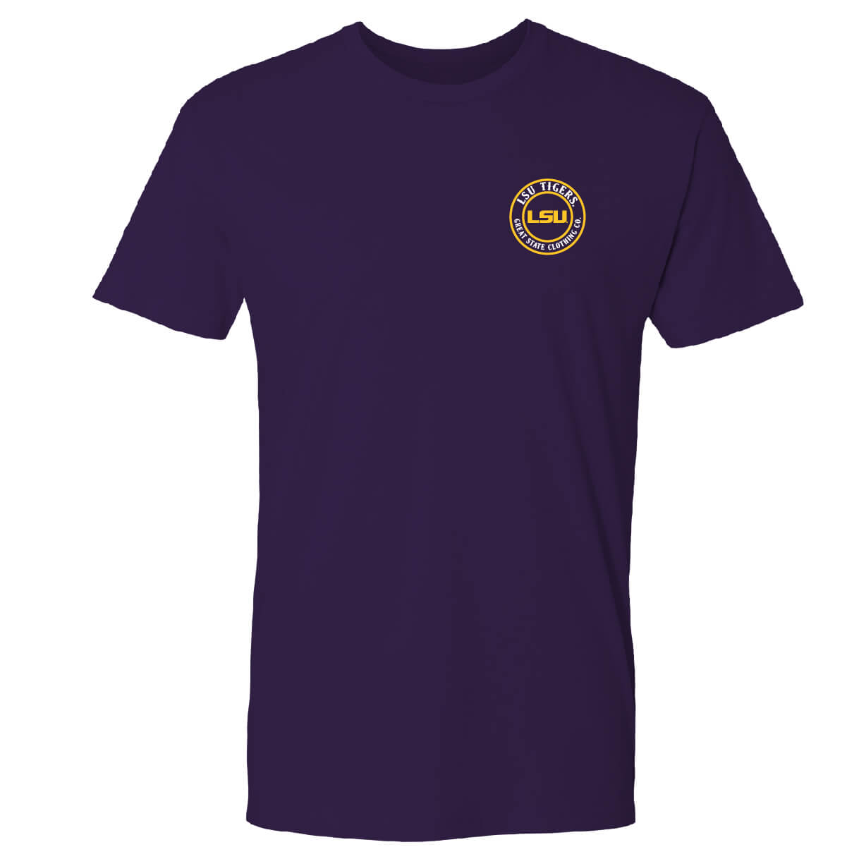 LSU Tigers Double Diamond Crest T-Shirt - Front