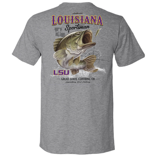 LSU Tigers Bass T-Shirt - Back